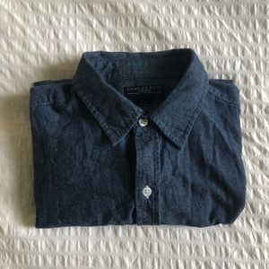 Charles River Denim Collared Shirt